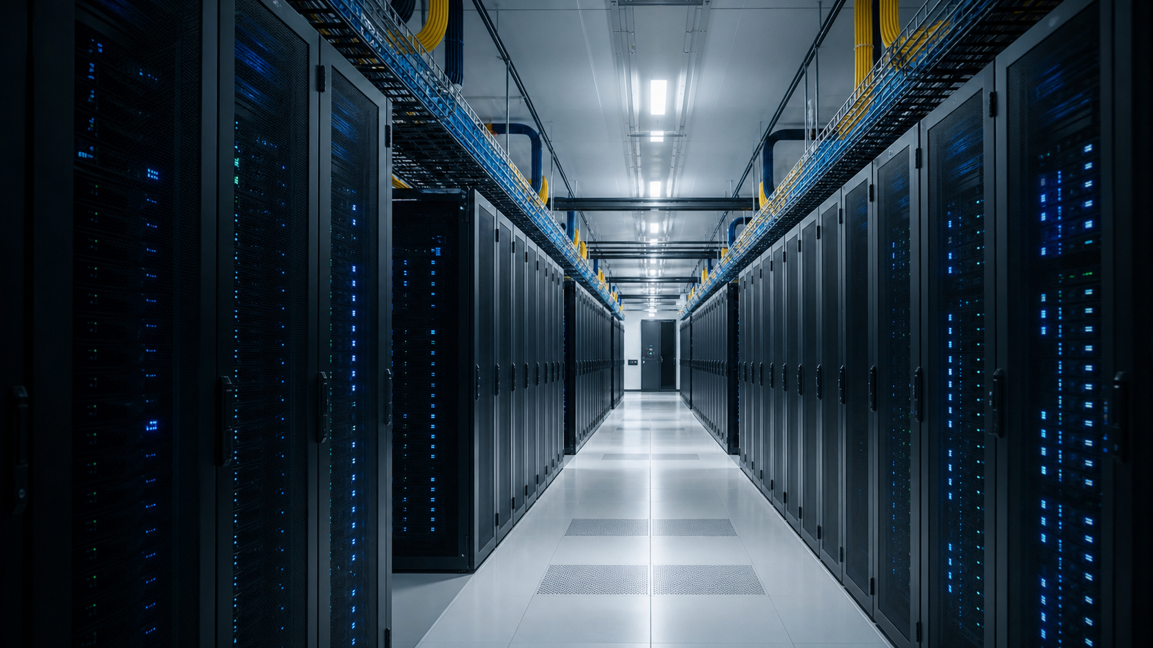 Live enterprise data center representing Kyros technology ecosystems